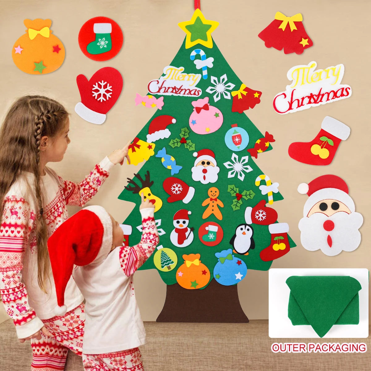 Christmas Tree Merry Christmas Decorations For Home. Cristmas Ornament Xmas Navidad Gifts Santa Claus New Year Tree
