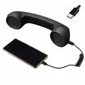 Retro Telephone Receiver Type-C 3.5mm Microphone Handset Directly Plug Into Mobile Phone Handset For Mobile Phones