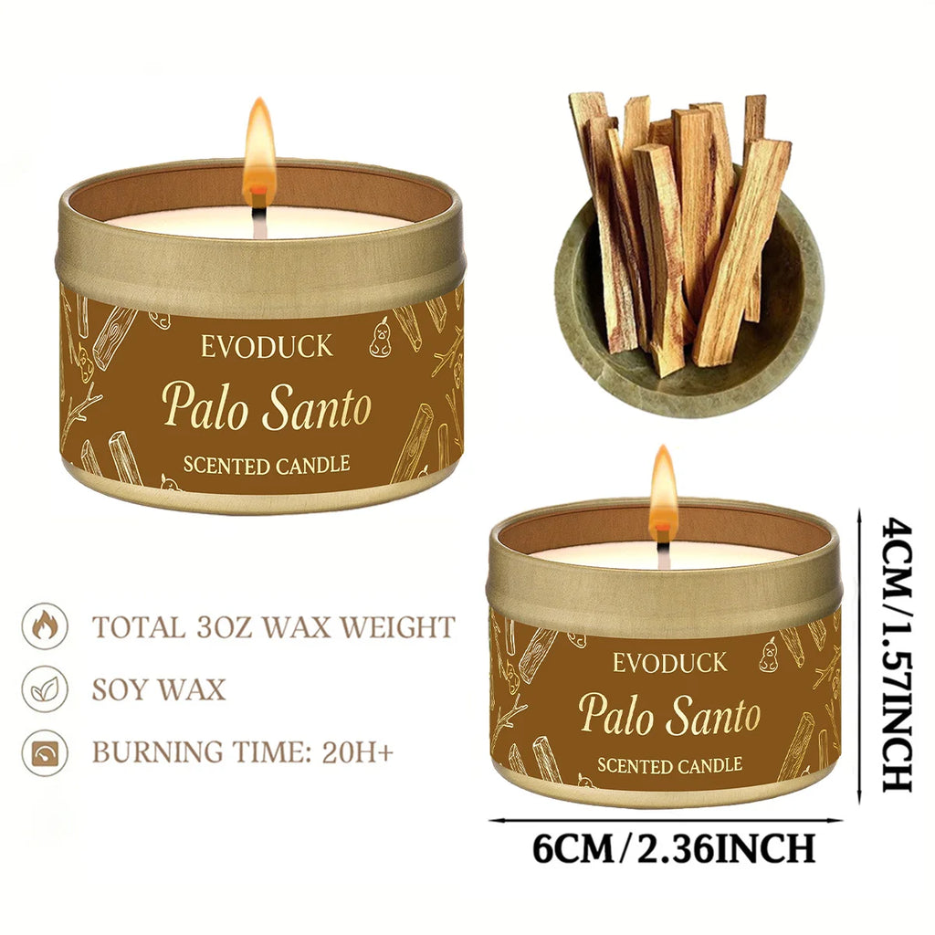 Palo Santo Scented Candles Premium Palo Santo Purify Elevate Energy Cleansing  Candle for Meditation Winter Gifts Gift For Woman