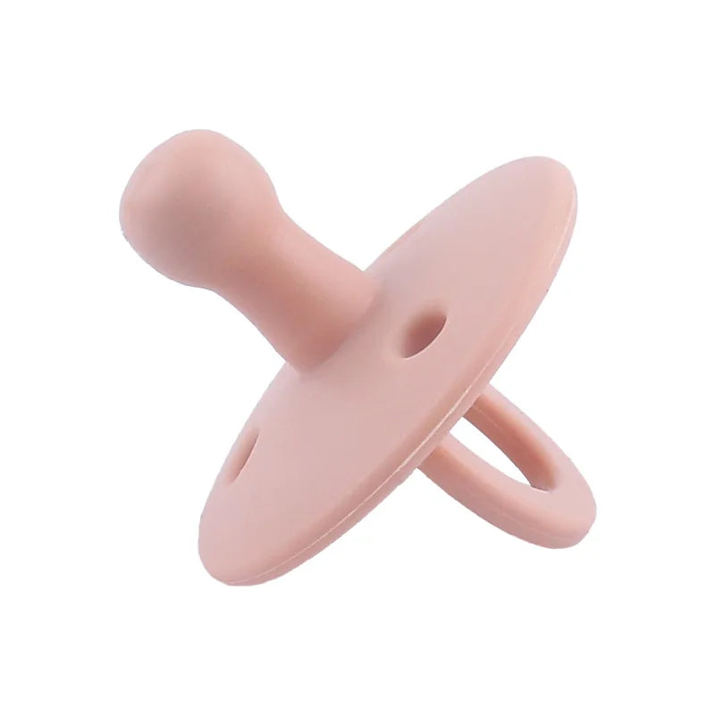 Baby Silicone Pacifier Soft BPA Free Soother Infant Dummy Nipple Newborn Baby Teether Toy Teething Nursing Pacifier Chain Pendan