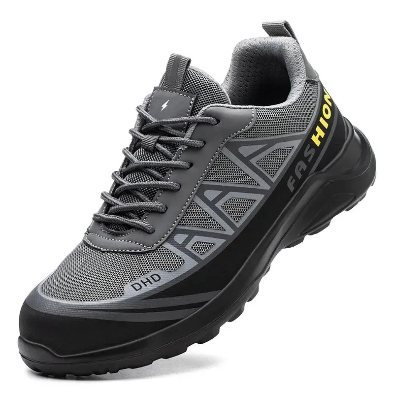 Safety Shoes Man For Work Safety Boots Indestructible Construction Shoes Steel Toe Protective Men's Work Shoes Anti-Stab Boots