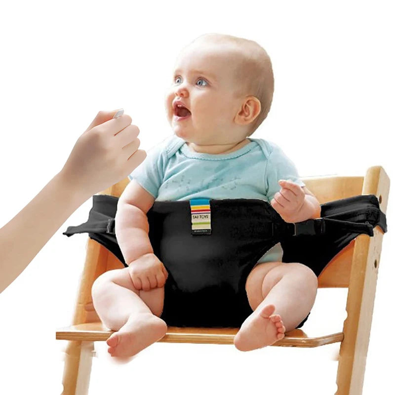 Baby Meal Feeding Safety Strap Portable Child Seat Harness Baby Meal Strap Prevent Toddler from Falling Foldable Portable Carry