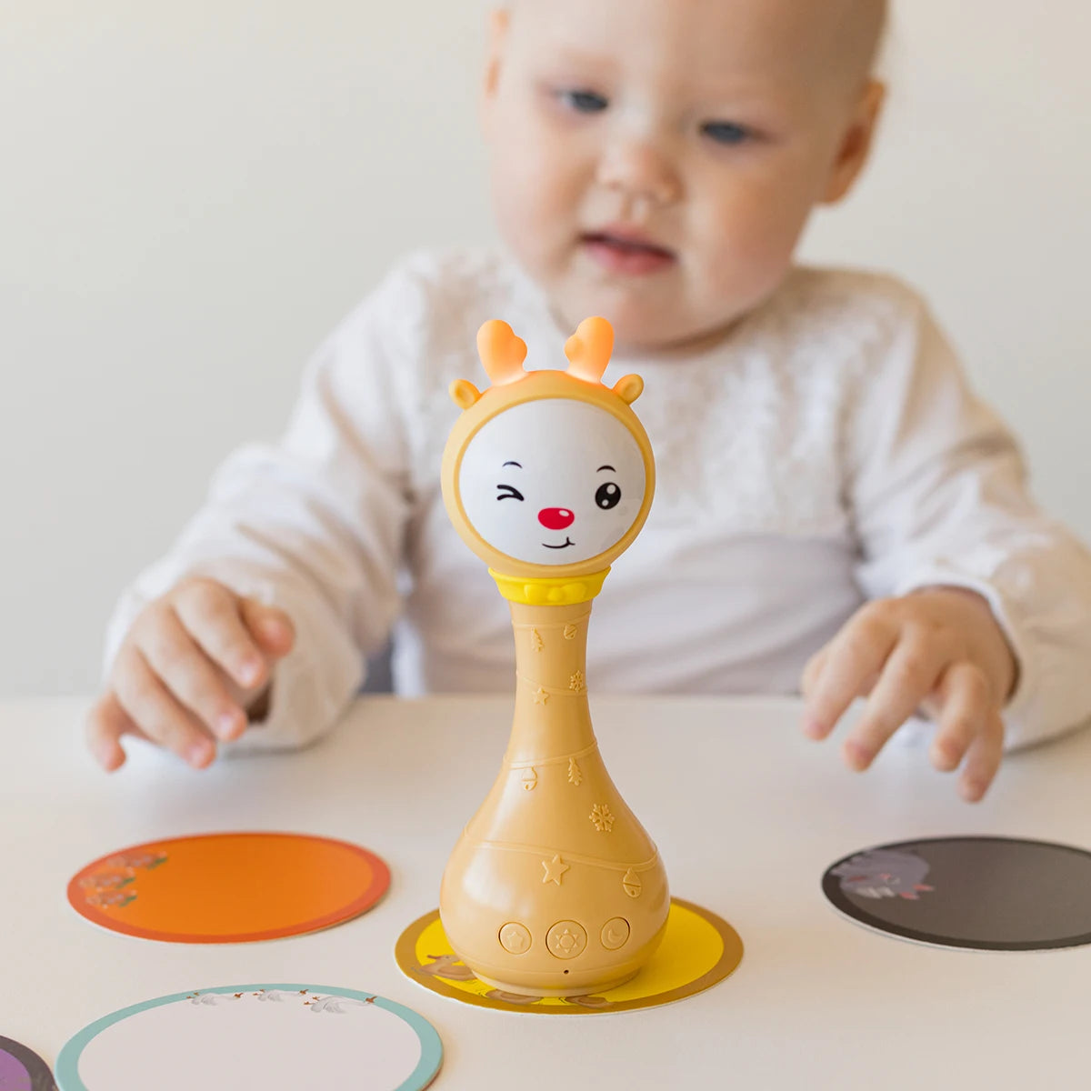 Baby Music Teether Rattle Toy for Child 0-24 Education Mobile Kids Bed Bell Newborn Stroller Crib Infant Pacifier Tear