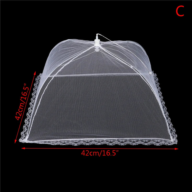 Mesh Foldable Anti Fly Mosquito Tent Dome Net Umbrella Picnic Protect Dish Cover