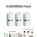 Dolewa D3 Portable Thermal Printer Stickers Paper for Mini Label Makers, Error Printing, and Photo Printing