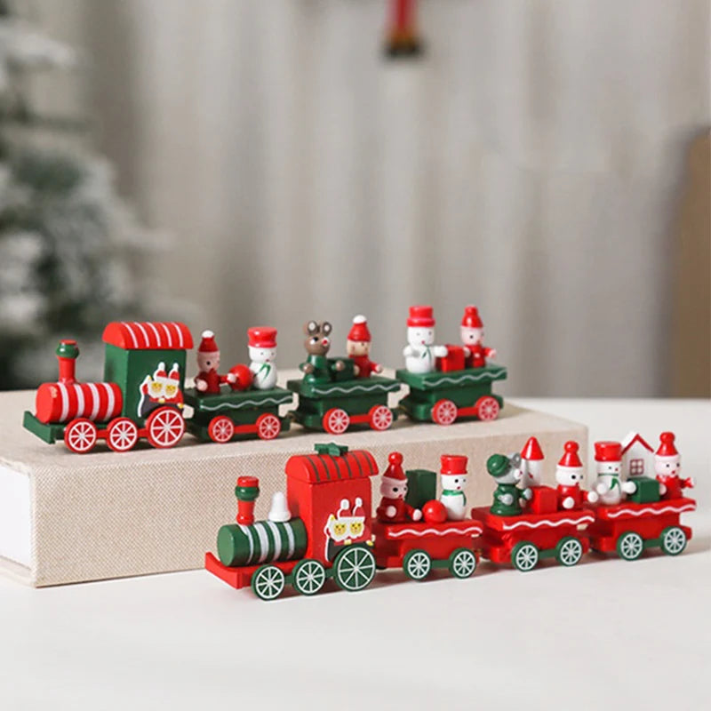 Christmas Train Merry Christmas Decorations For Home,  Cristmas Ornament Xmas Navidad Noel Gifts Happy New Year Gifts