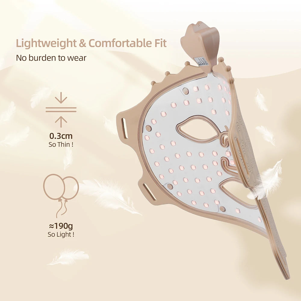 7 Colors Silicone LED Mask Face Photon Skin Rejuvenation Flexible Soft Facial Beauty Mask Skin Care Repair Skin Brightening