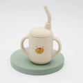 New cartoon 120ML Baby Silicone Sippy Cup BPA-Free Portable Storage Snack Container Feeding Cup Leakproof Trainer Cup
