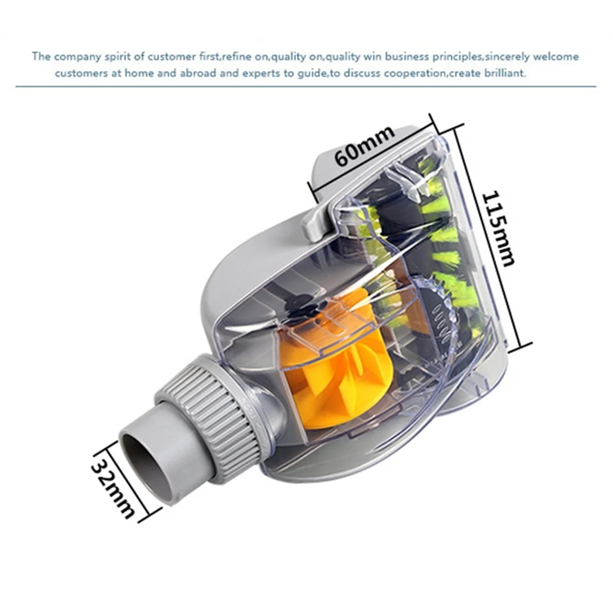 Universal Vacuum Turbo Floor Brush for Pet Hair Bedding Carpet Removal Dust Collector Brush Cleaner Parts