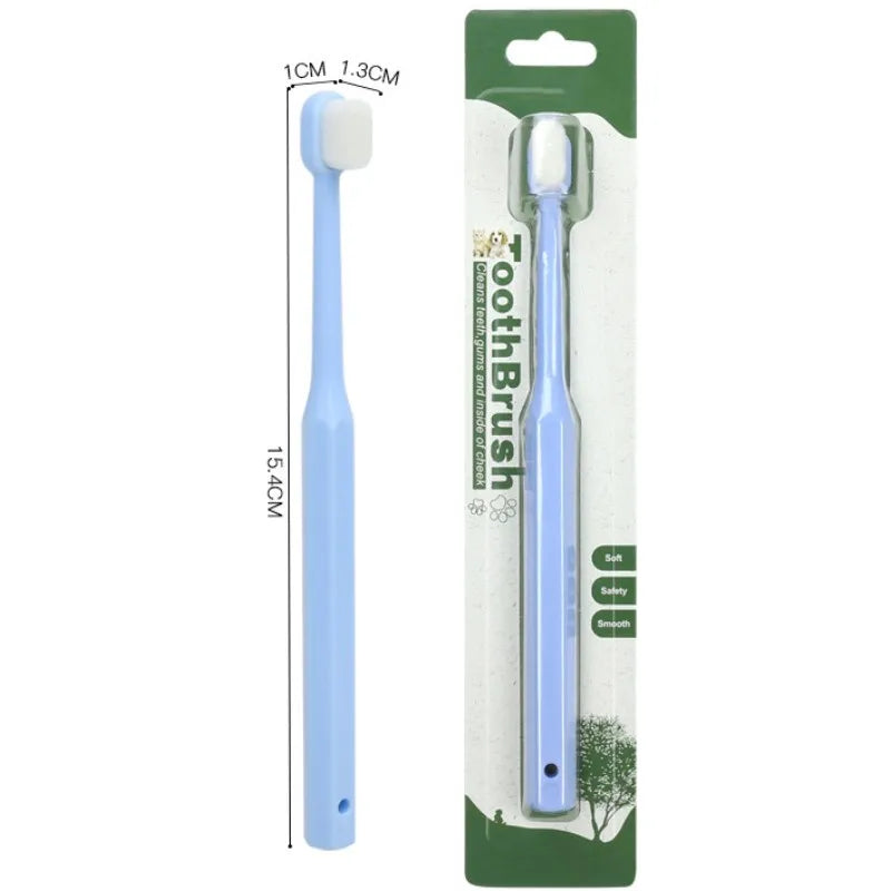 Pet Toothbrush 360-degrees Dogs Toothbrush Dog Teeth Cleaning Soft Hair Cat Teeth Brush Small Head Dogs Tooth Brush Pet Products