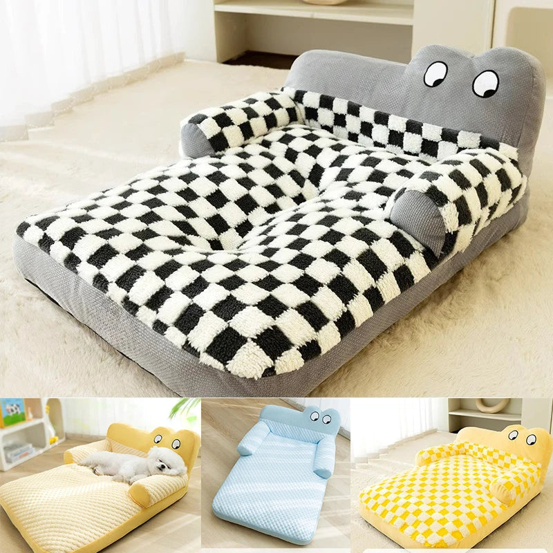 Divano letto caldo per cani, cuccia invernale per animali domestici, gatti e cani, tappetino per dormire, casetta, materasso per cuccioli, cuscino per cani di piccola e grande taglia