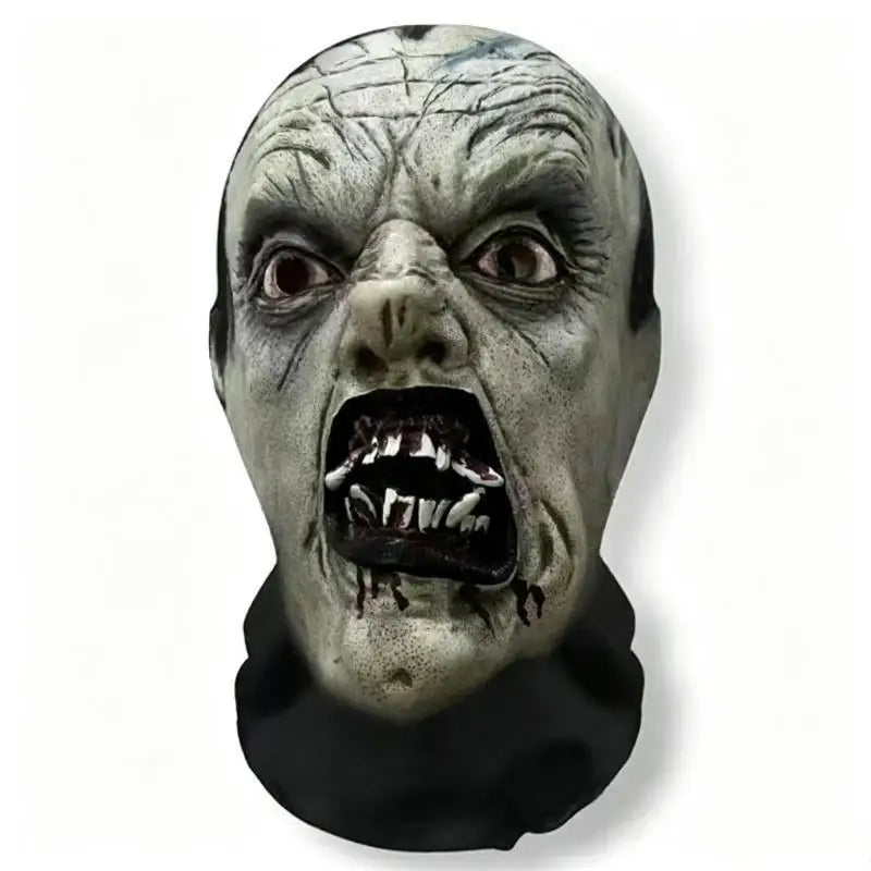 1Pcs Halloween Skull Mesh Printed Head Cover, Sun-Protective And Breathable Face Mask With Visibility, Festival Party Head Cover