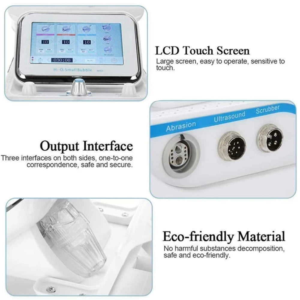 6/7 in 1 Dermabrasion Peel Spa Facial Machine Skin Rejuvenation Hydro Dermabrasion  Aqua Deep Cleaning Skin Care Device