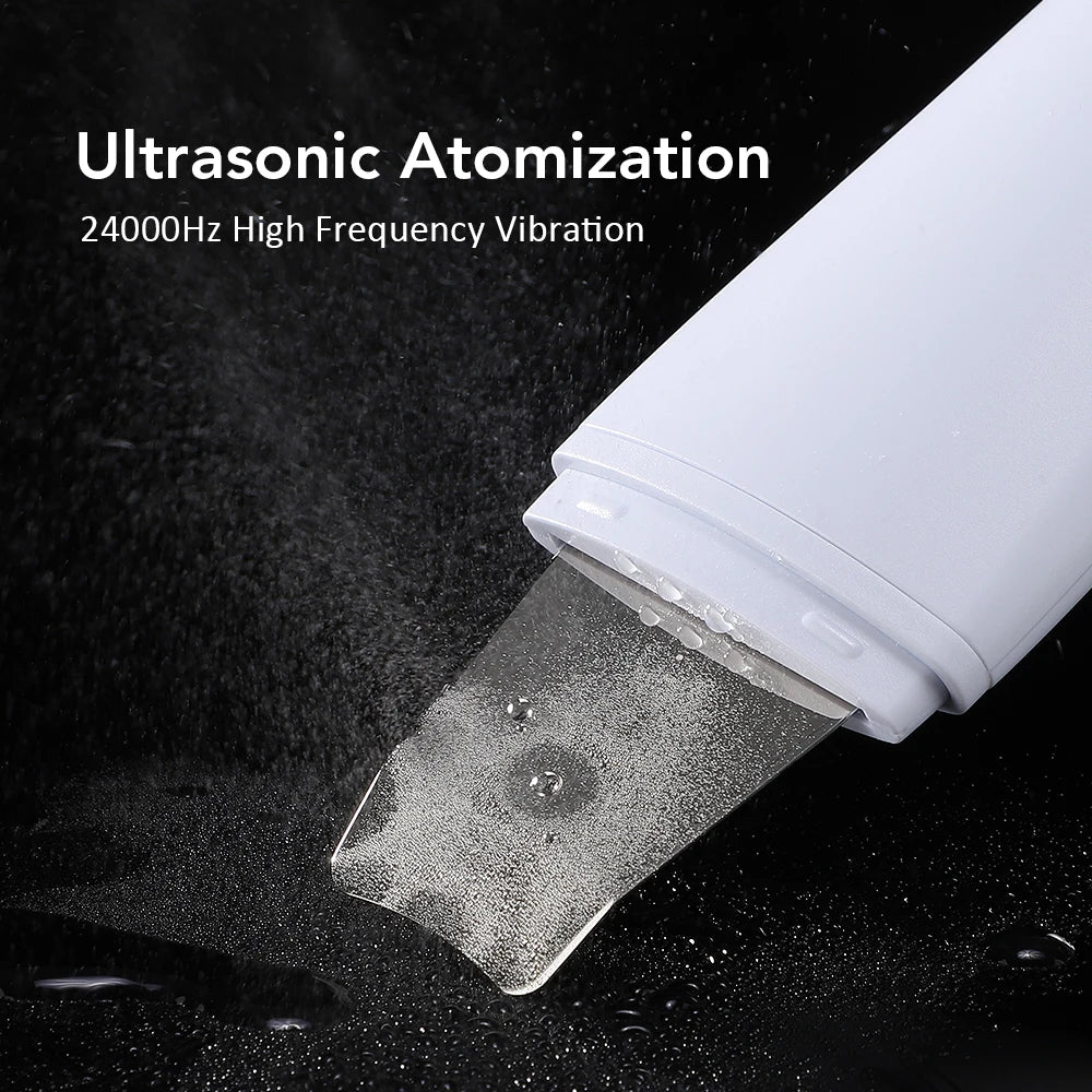 Ultrasonic Skin Scrubber Face Skin Spatula Facial Spatula for Deep Cleansing Blackhead Remover Pore Facial Shovel Cleaner Beauty