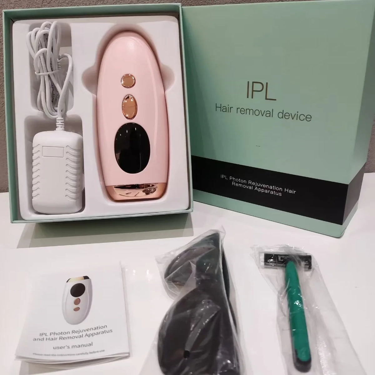 Painless IPL Laser Epilator 999999 Flashes - Permanent Hair Removal for Face, Arms, Legs, and Bikini Line Painless and Effective