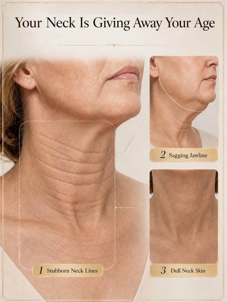 Neck Face Lifting Device, Lifting Device Face for Double Chin & Neck Firming, EMS Microcurrent, 7 Color LED Therapy Beauty Tools