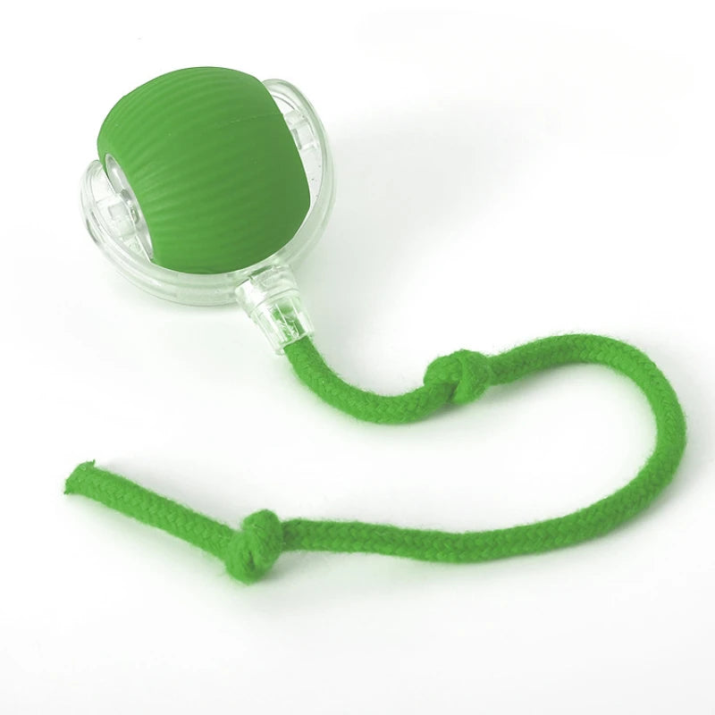 Cat Interactive Ball Toy Automatic Rolling Ball Faux Tail Smart Pet Electric Toy Cat Training Imitate Mouse Toy Pet Supplies