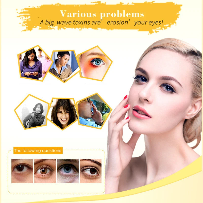 40pcs=20pairs Gold Collagen Crystal Eye Mask Anti dark circles under the eyes Firming Eye Patches Moisturizing Eyes Skin Care