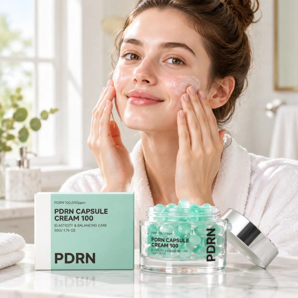 PDRN Moisturizing Capsule Cream Hydrating Skin Repair Cream Even Bright Tone Non Sticky Firming Smoothing Pore Face Skincare