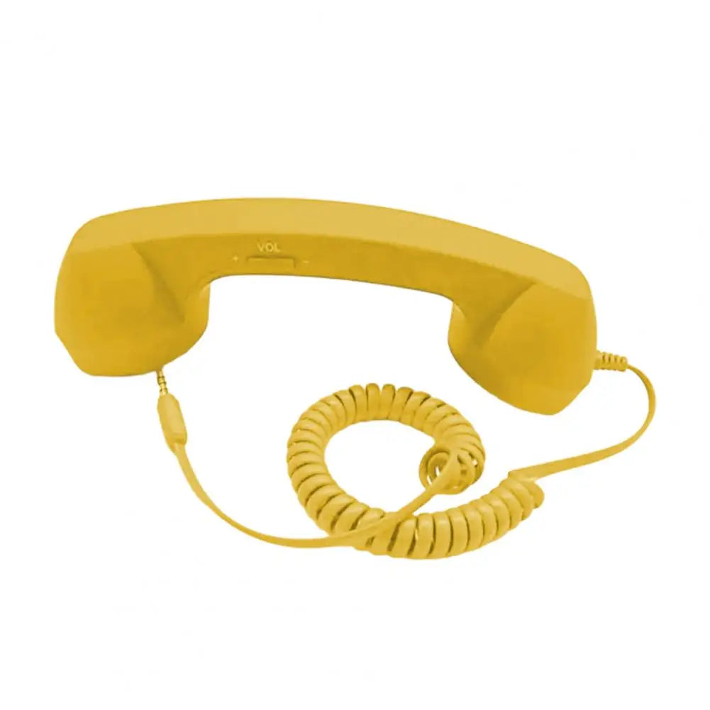 Telephone Handset Retro Phone Handset with 3.5mm Jack Universal Smartphone Receiver Vintage Cellphone Microphone Speaker