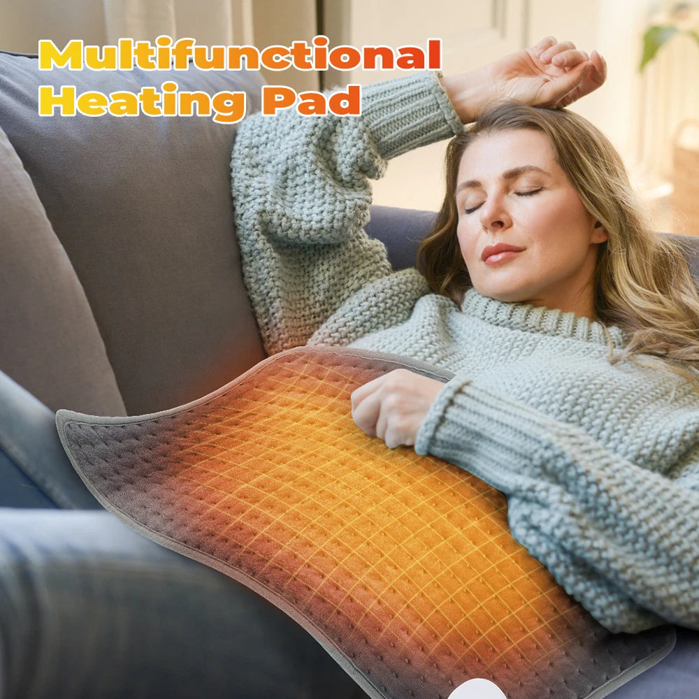 58*29CM Electric Heating Pad Heating Blanket with thermostat Hot Pad for Menstrual Cramps Waist Back Pain Relief Winter Heater