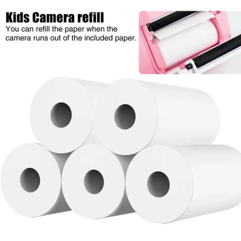 HD Mini Portable Thermal Printer 57mm Self-Adhesive Paper Label Sticker for Phone Picture Photo Printing Universal Portable Labe