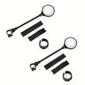 Bicycle Rearview Handlebar Mirrors 360 Rotatable for Mountain Road Bike Motorcycle Bendable Hose Adjustable Rearview Mirror