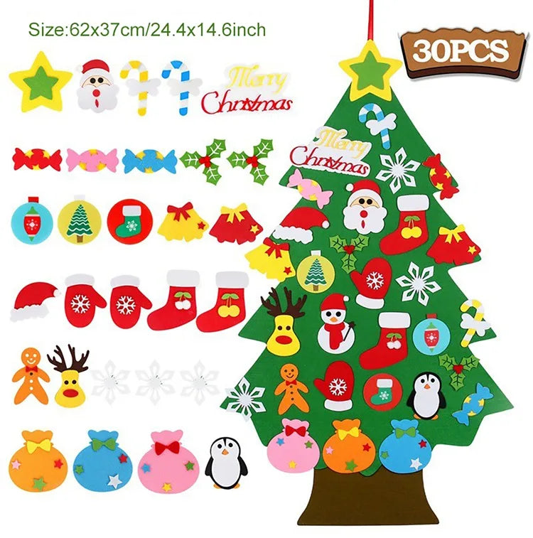 Christmas Tree Merry Christmas Decorations For Home. Cristmas Ornament Xmas Navidad Gifts Santa Claus New Year Tree