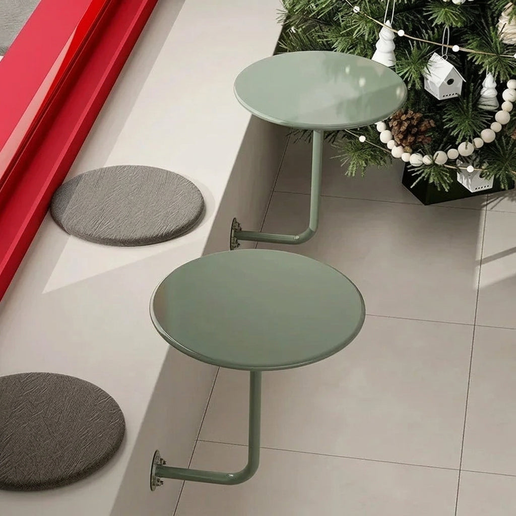 Wall-mounted Small Round Table, Wall-mounted Side Table, Dessert Shop,coffee Table, Industrial Style Wall-to-wall