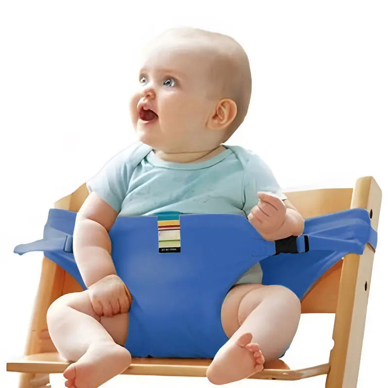 Baby Meal Feeding Safety Strap Portable Child Seat Harness Baby Meal Strap Prevent Toddler from Falling Foldable Portable Carry