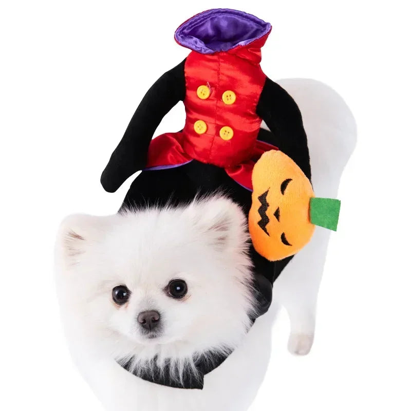 Halloween Funny Dog Clothes Small Medium Large Dogs Cat Cosplay Pets Dress Up Puppy Pullover Chihuahua Costume Party Pet Outfits