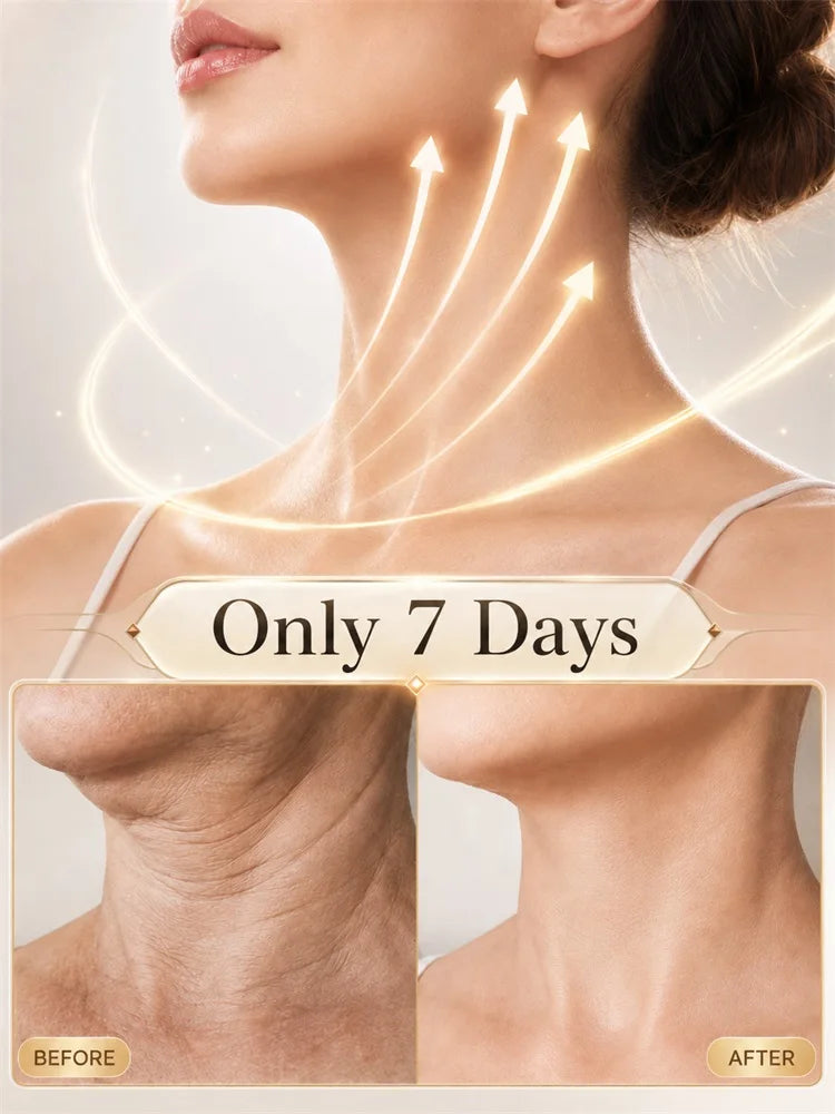 Neck Face Lifting Device, Lifting Device Face for Double Chin & Neck Firming, EMS Microcurrent, 7 Color LED Therapy Beauty Tools