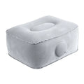 Inflatable Footrest Pad Soft Footrest Pillow PVC Inflatable Foot Rest Pillow Cushion Air Travel Office Home Leg Up Relaxing Feet