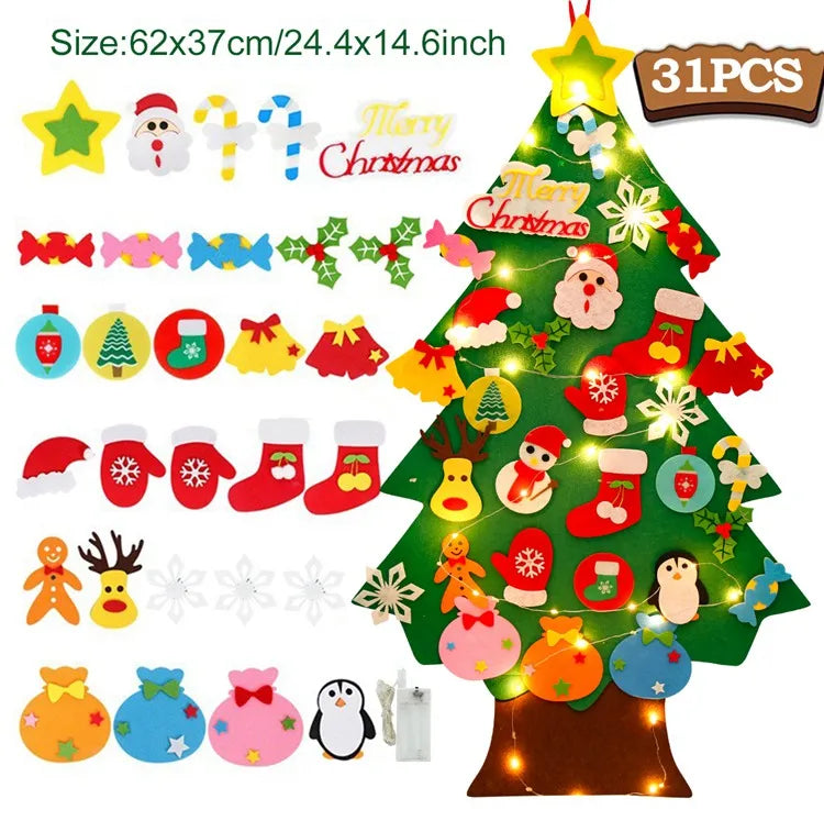 Christmas Tree Merry Christmas Decorations For Home. Cristmas Ornament Xmas Navidad Gifts Santa Claus New Year Tree