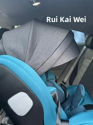 Copertura parasole per auto per bambini, antipolvere, antivento, protezione UV, tinta unita, ombrellino parasole per bambini, sicurezza auto per bambini