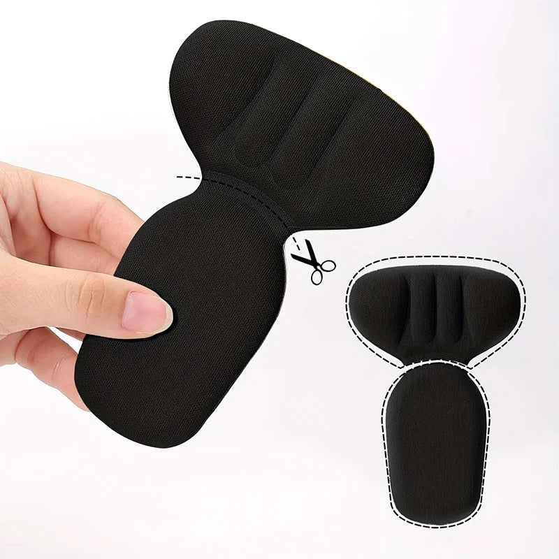 New Double-Layer Thick T-Shaped Foam Heel Pad And Heel Cup-Soft,Breathable,Non-Slip,Durable,Comfortable To Wear In High Heels