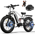 PHILIAM E-bike 3000W Dual Motor 52V 23AH Battery 60KM/H Fat Tire Electric Bike 7-Speed 4-Piston Hydraulic Brakes Adult Electric Bicycle