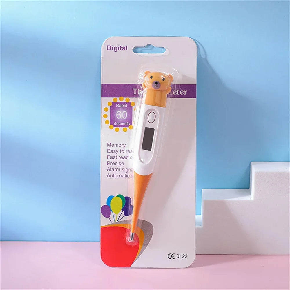 Cartoon Electronic Soft-head Thermometer Household Human Armpit Digital Thermometer Children Digital Fast Effective Thermometer