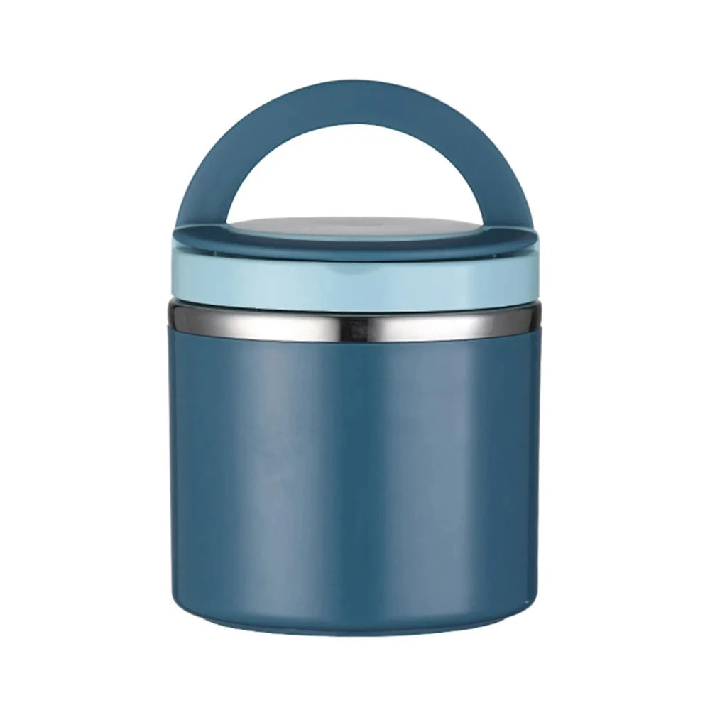 630/1000ml Lunch Box Food Containers Stainless Steel Large Capacity Snack Box Insulated Soup Cup for Outing Camping Traveling