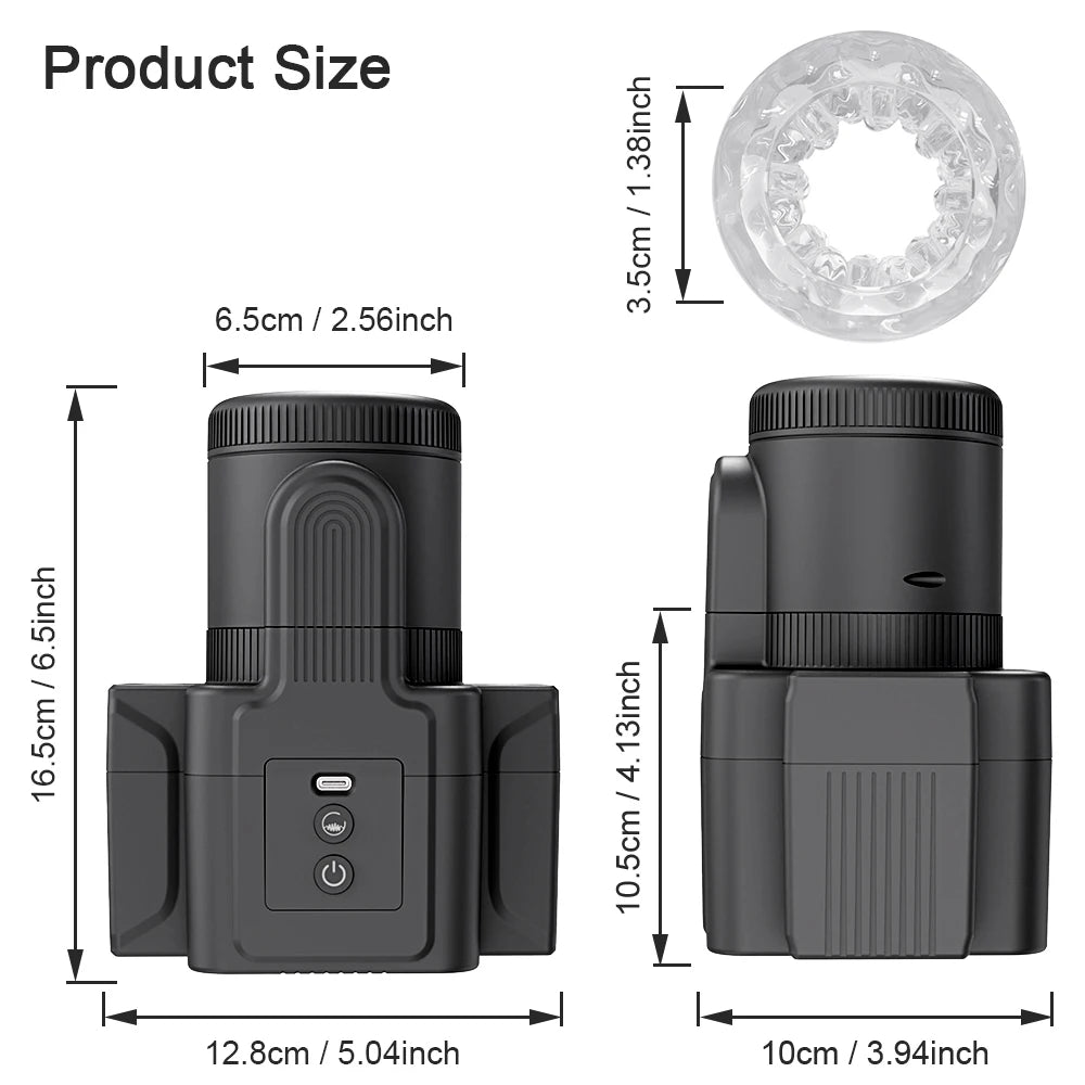 Automatic Male Masturbators Telescopic Thrusting Rotating Suction Cup for Penis Stimulation Pocket Pussy Adult Toys for Men