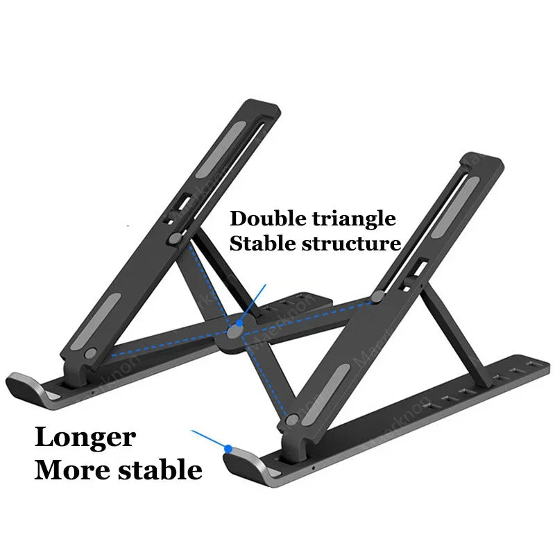 Adjustable Laptop Holder Portable Foldable Computer Monitor Holder Notebook Stand For Macbook Air iPad Tablets Base Accessories