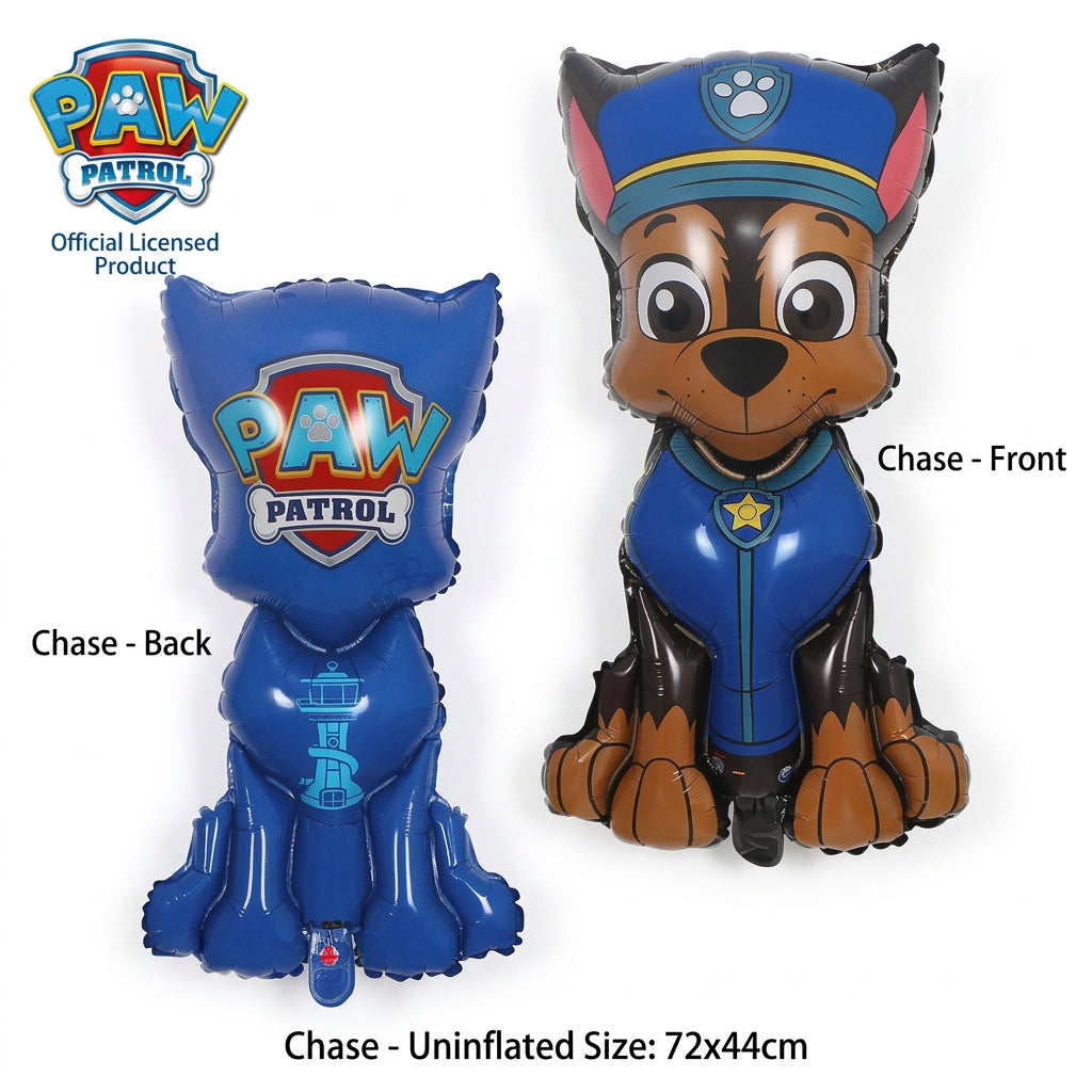 8pcs New Cartoon PAW Patrol Birthday Decoration Supplies Balloon Set with Chase Marshall Skye Foil Ball for Children's Party