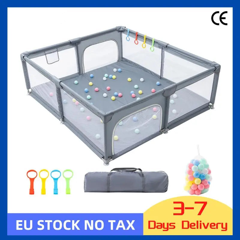 Baby Playpen for Children New Arrival Baby Playground for 6 Months~6 Years Old Kids Ball Pit Playpen Indoor Baby Safety Fence