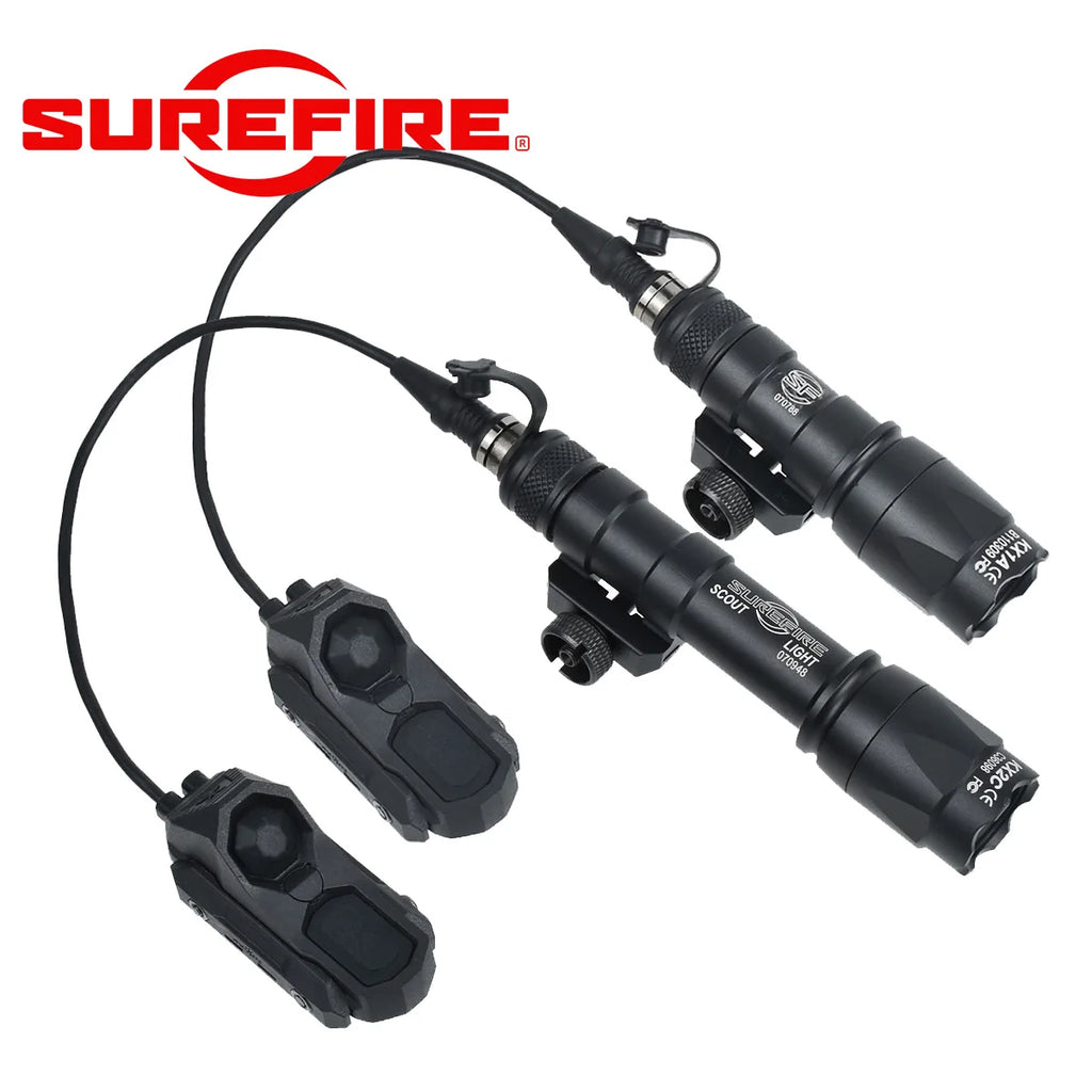 Surefire M300C M600C Tactical Airsoft Scout Light Rifle Gun AR15 Flashlight With UNITY AXON Dual Function Remote Pressure Switch