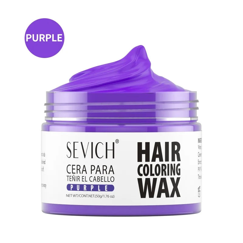 13 Colors Halloween Hair Colour Wax 50g/120g DIY Temporary Dye Hair Mud Wax Hair Colour Cream For Daily Party Cosplay Men&Women