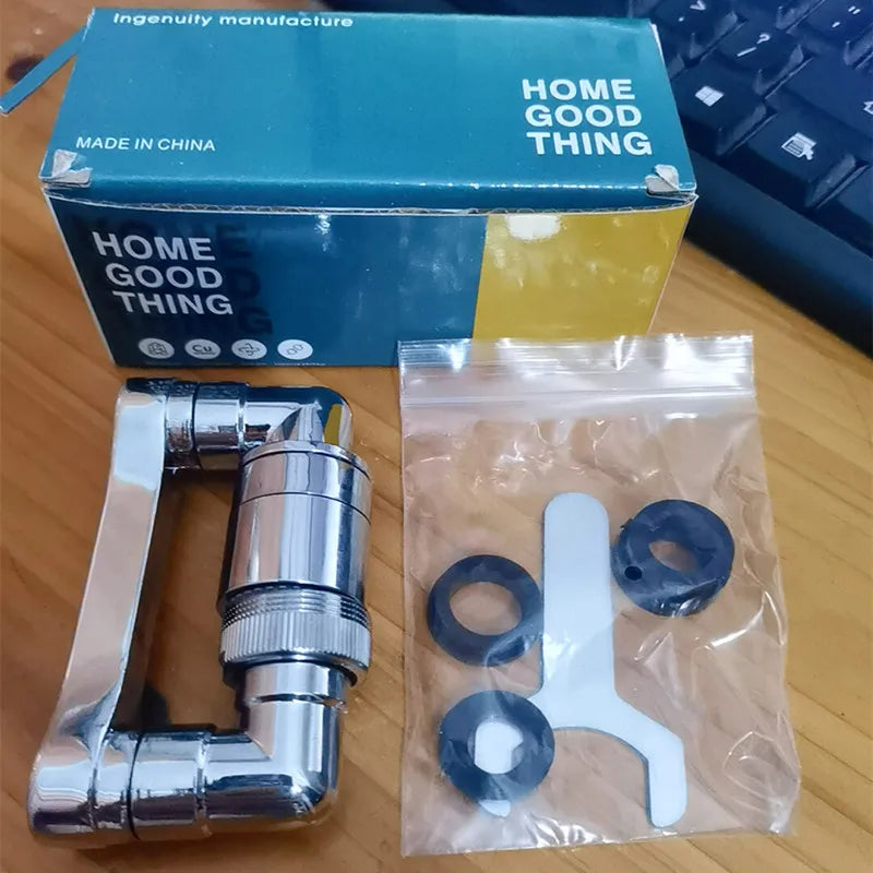 Metal 1080° Universal Rotation Faucet Sprayer Head 22/24mm Adapter Washbasin Faucet Extender Aerator Bubbler Nozzle Kitchen Tap