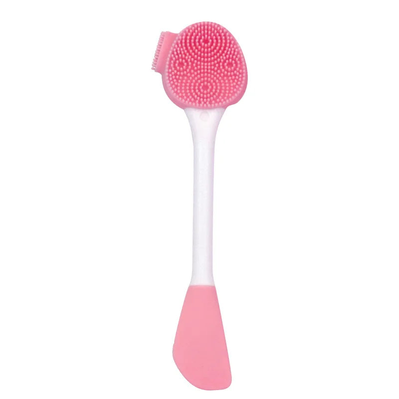 1PC Multi-purpose Cleansing Brush Facial Mask Spatula Blackheads Acne Remover Makeup Cleansing Silicone Face Variety Brush Heads
