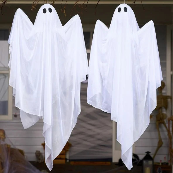 Halloween Hanging Ghost Decor Light Up Flying Ghosts for Indoor Outdoor Garden Party Scary Spooky Ornament Halloween Gifts