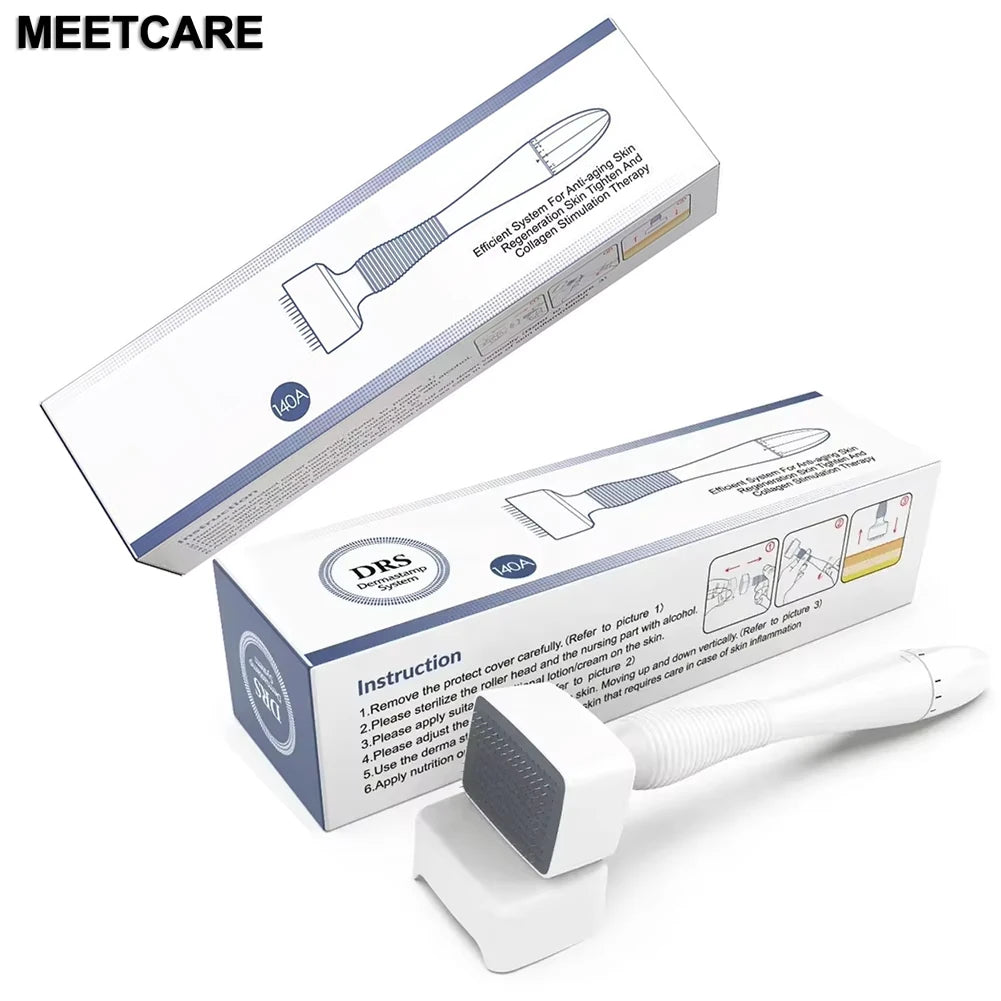 0.2mm Derma Stamp Roller DRS140 Adjust Needle Microneedling Massage Derma Rolling Stretch Mark Removal Hair Loss&Cellulite Treat