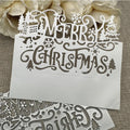 Merry christmas frame Metal Cutting Dies Stencils For DIY Scrapbooking Decorative Handcraft Die Cutting Template Mold